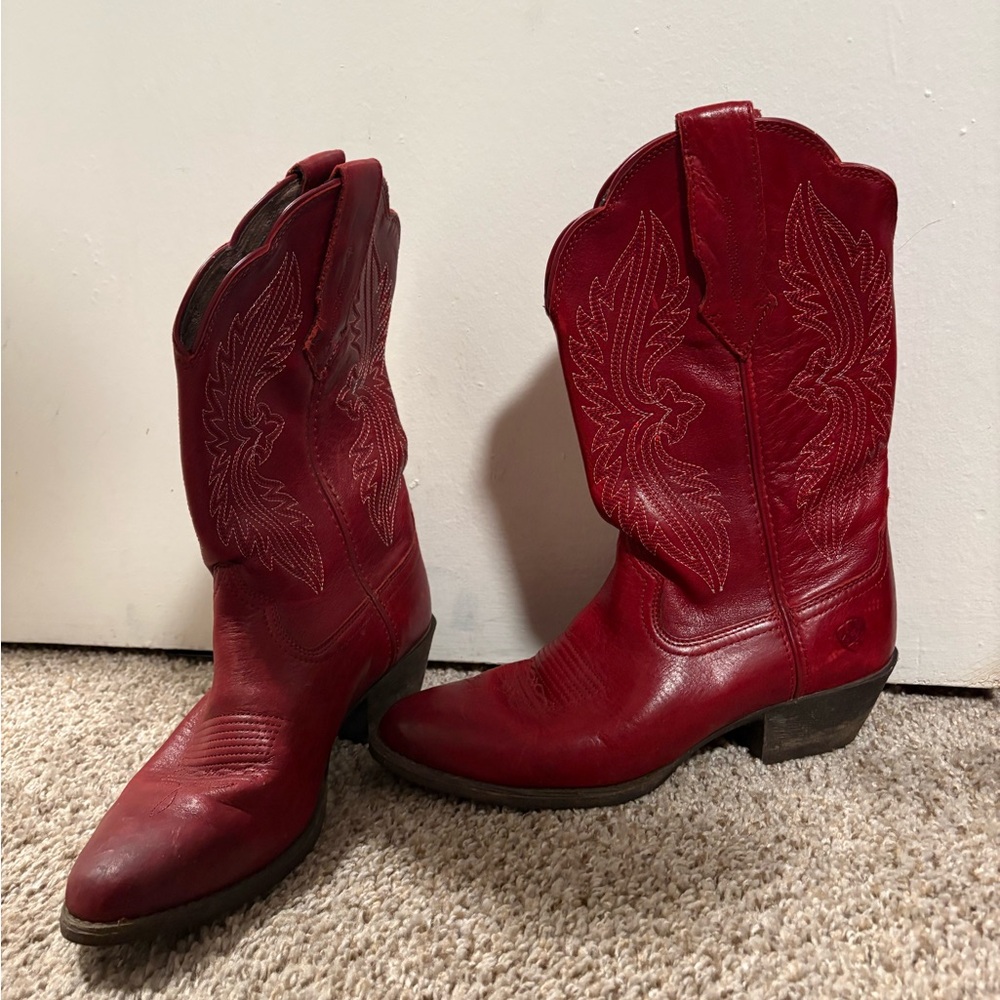 Women’s Red Ariat Cowboy Boots